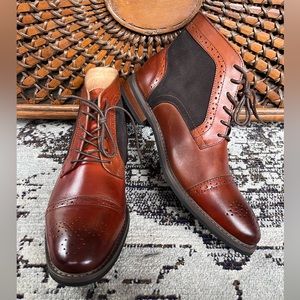 La Milano Leather Lace Up Dress Boot - Men’s 11